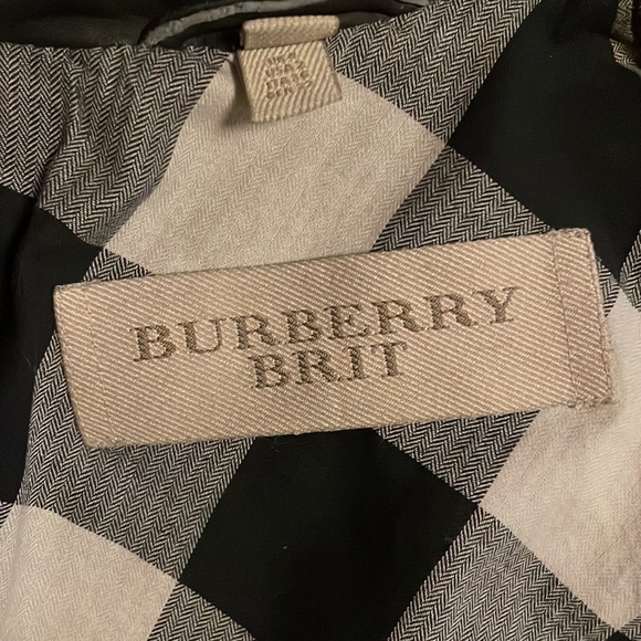 Burberry Black Leather Coat - Picture 8 of 14